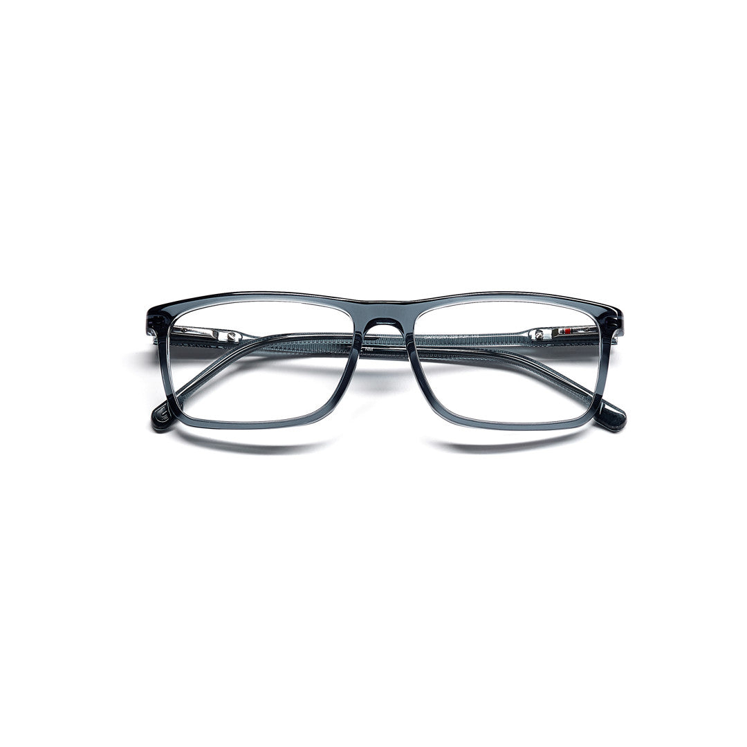 Carrera 225 103116pjp5416 Acetate Optical Frames For Men Full Rim Rectangular Blue  Non-Polarized 56-17-145