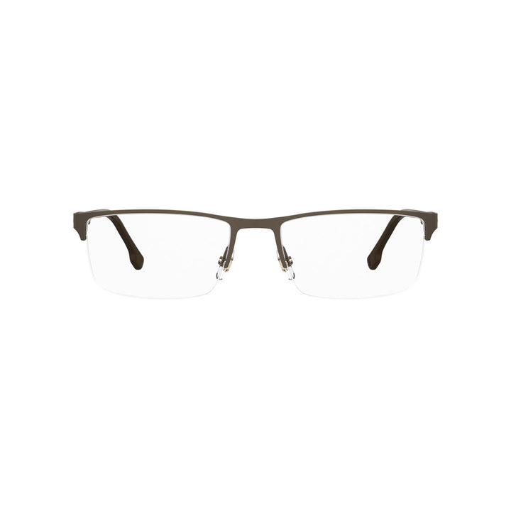 Carrera 243 1037440035718 Metal Optical Frames For Men Rimless Rectangular Matte Black  Non-Polarized 55-18-145