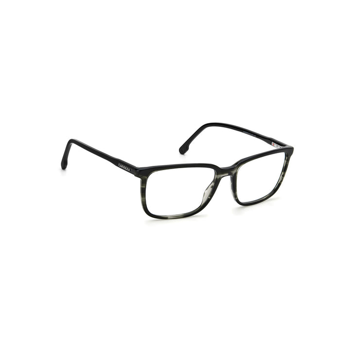 Carrera 254 1044340035618 Acetate Optical Frames For Men Full Rim Rectangular Matte Black  Non-Polarized 54-18-145