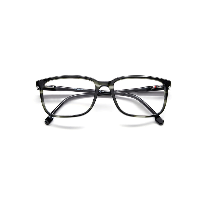 Carrera 254 1044340035618 Acetate Optical Frames For Men Full Rim Rectangular Matte Black  Non-Polarized 54-18-145