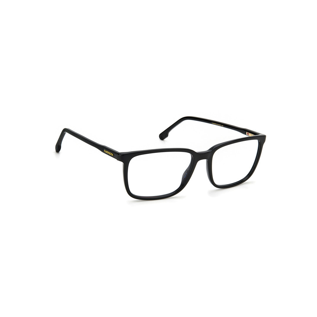Carrera 254 1044342w85618 Acetate Optical Frames For Men Full Rim Rectangular Grey Horn  Non-Polarized 54-18-145
