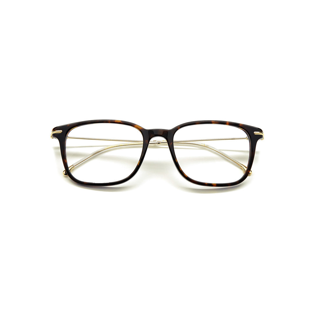 Carrera 270 1052108075218 Acetate Optical Frames For Men Full Rim Rectangular Black  Non-Polarized 52-18-140