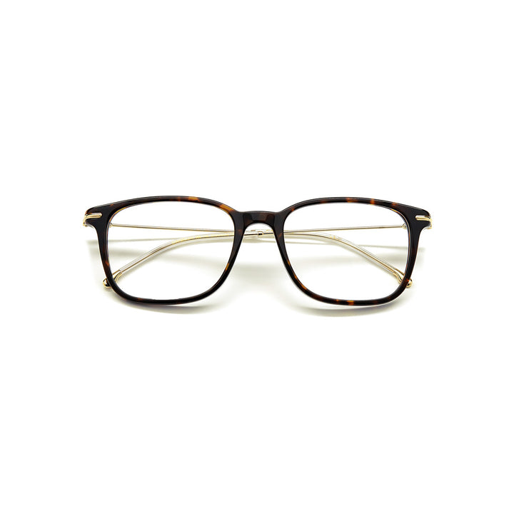 Carrera 270 1052108075218 Acetate Optical Frames For Men Full Rim Rectangular Black  Non-Polarized 52-18-140