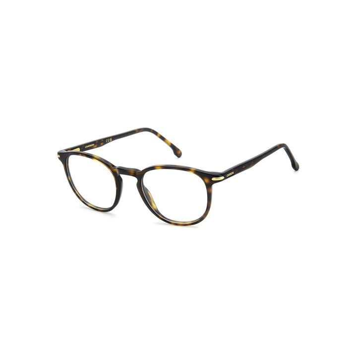 Carrera 348 1089762m25019 Acetate Optical Frames For Men Full Rim Rectangular Black Gold  Non-Polarized 49-21-145