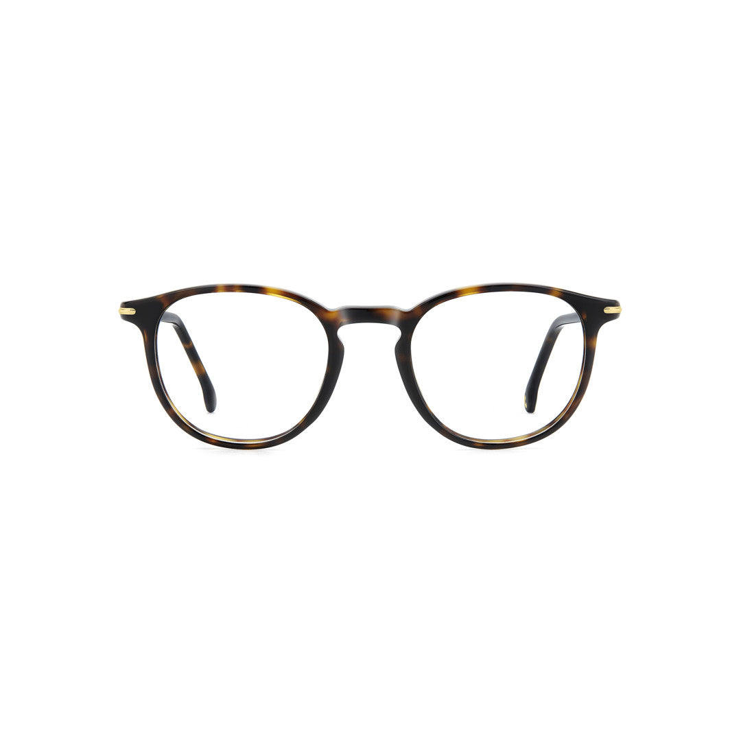 Carrera 348 1089762m25019 Acetate Optical Frames For Men Full Rim Rectangular Black Gold  Non-Polarized 49-21-145