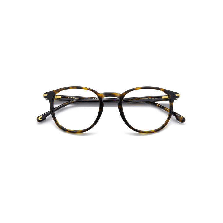 Carrera 348 1089762m25019 Acetate Optical Frames For Men Full Rim Rectangular Black Gold  Non-Polarized 49-21-145