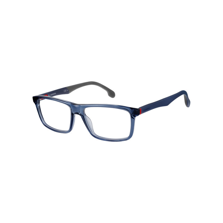 Carrera 8824/V 100111pjp5817 Acetate Optical Frames For Men Full Rim Rectangular Blue  Non-Polarized 56-17-145