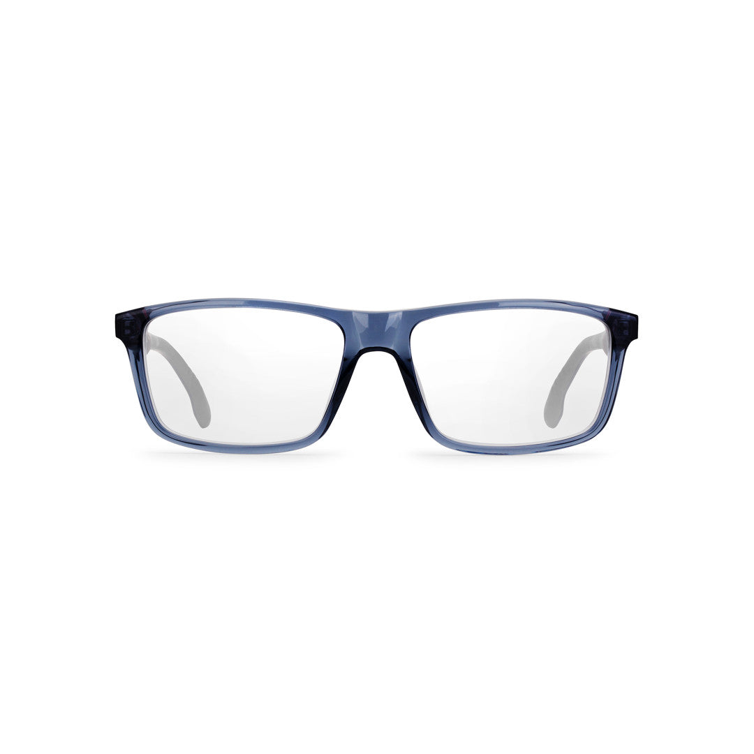 Carrera 8824/V 100111pjp5817 Acetate Optical Frames For Men Full Rim Rectangular Blue  Non-Polarized 56-17-145