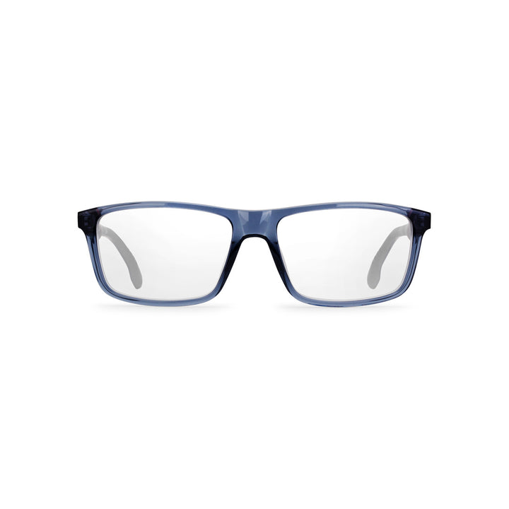 Carrera 8824/V 100111pjp5817 Acetate Optical Frames For Men Full Rim Rectangular Blue  Non-Polarized 56-17-145