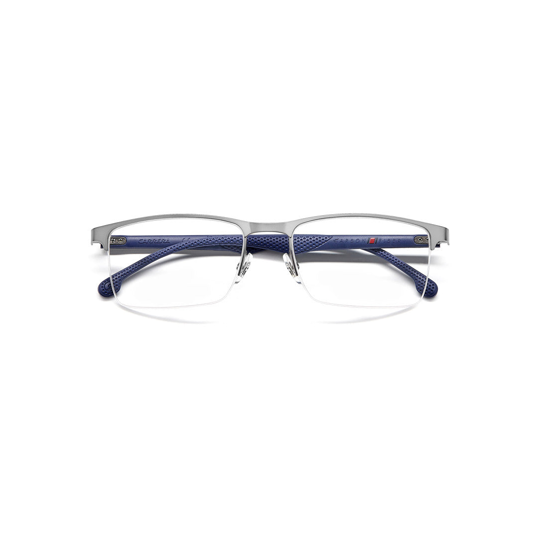 Carrera 8846 103067kj15619 Metal Optical Frames For Men Rimless Rectangular Dark Ruthenium  Non-Polarized 56-19-145