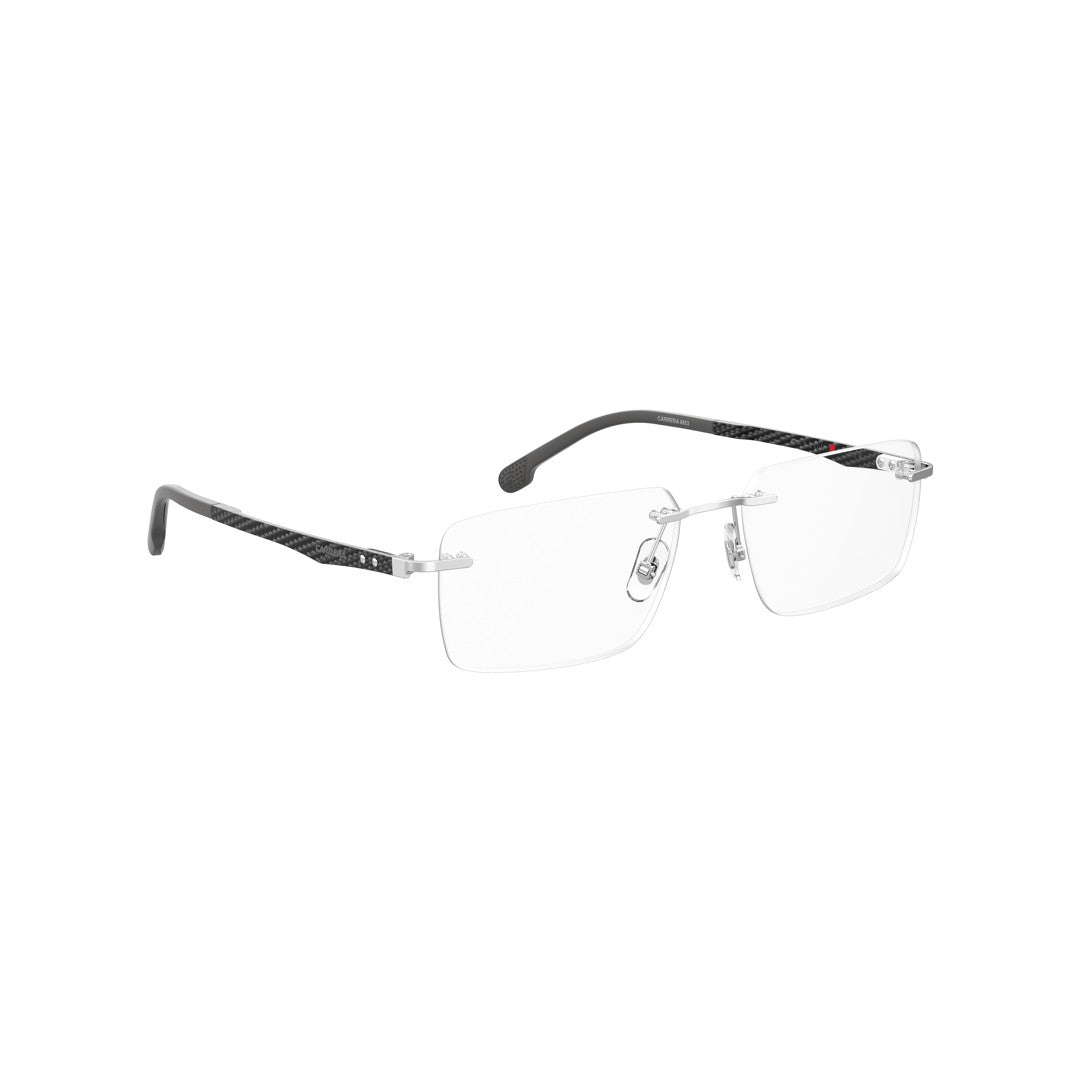 Carrera 8853 103758kj15517 Metal Optical Frames For Men Rimless Rectangular Dark Ruthenium  Non-Polarized 55-17-145