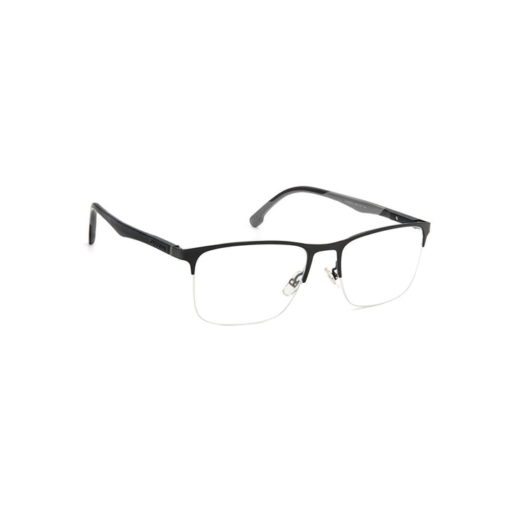Carrera 8861 104501r805619 Metal Optical Frames For Men Rimless Rectangular Matte Dark Ruthenium  Non-Polarized 56-19-145