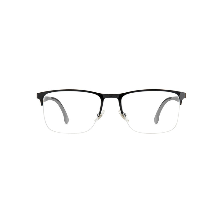 Carrera 8861 104501r805619 Metal Optical Frames For Men Rimless Rectangular Matte Dark Ruthenium  Non-Polarized 56-19-145