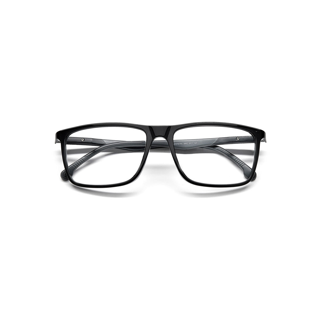 Carrera 8862 1045020865717 إطار نظارة طبية للرجال من الأسيتات بإطار كامل مستطيل لون هافانا غير مستقطب 55-17-145