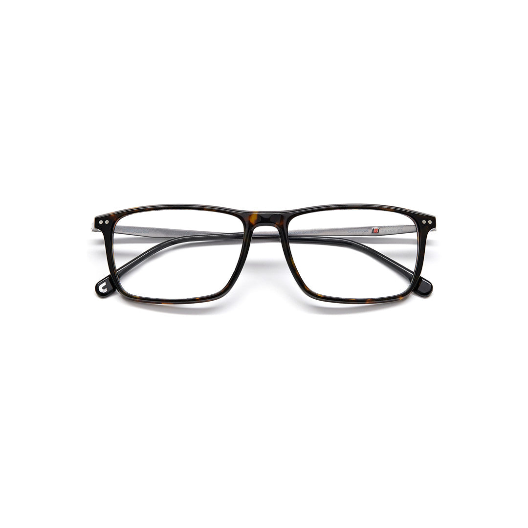 Carrera 225 103116pjp5617 Acetate Optical Frames For Men Full Rim Rectangular Blue  Non-Polarized 54-16-145