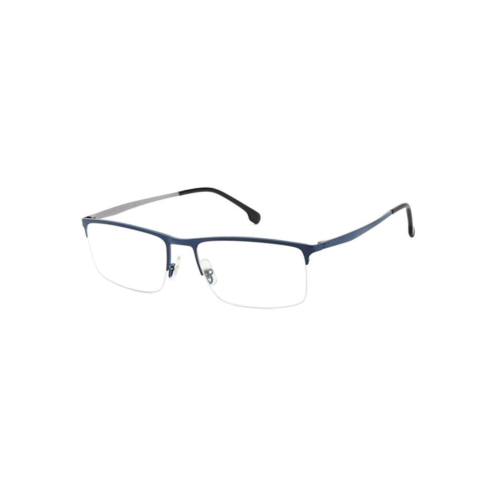 Carrera 8875 1065070035517 إطارات نظارات طبية من سبيكة التيتانيوم للرجال بدون حواف مستطيلة غير لامعة سوداء غير مستقطبة 55-17-145