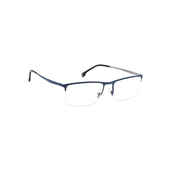 Carrera 8875 1065070035517 إطارات نظارات طبية من سبيكة التيتانيوم للرجال بدون حواف مستطيلة غير لامعة سوداء غير مستقطبة 55-17-145