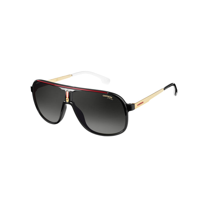 Carrera 1007/S 200387003629o Polyamide Inj Sunglass Frames For Men Full Rim Square Matte Black With Gradient Grey Shaded Non-Polarized 62-10-140