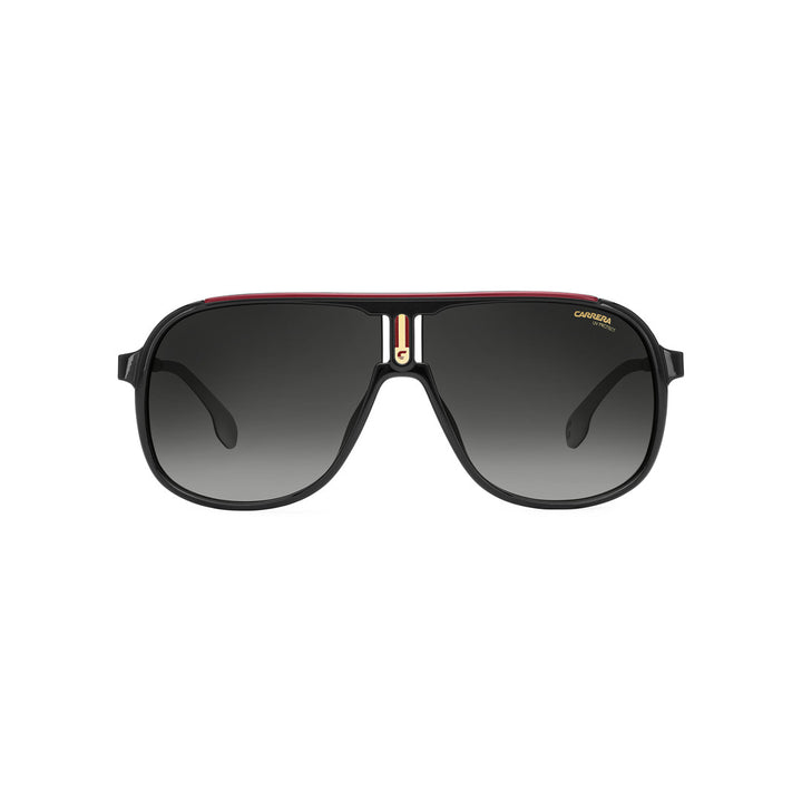 Carrera 1007/S 200387003629o Polyamide Inj Sunglass Frames For Men Full Rim Square Matte Black With Gradient Grey Shaded Non-Polarized 62-10-140