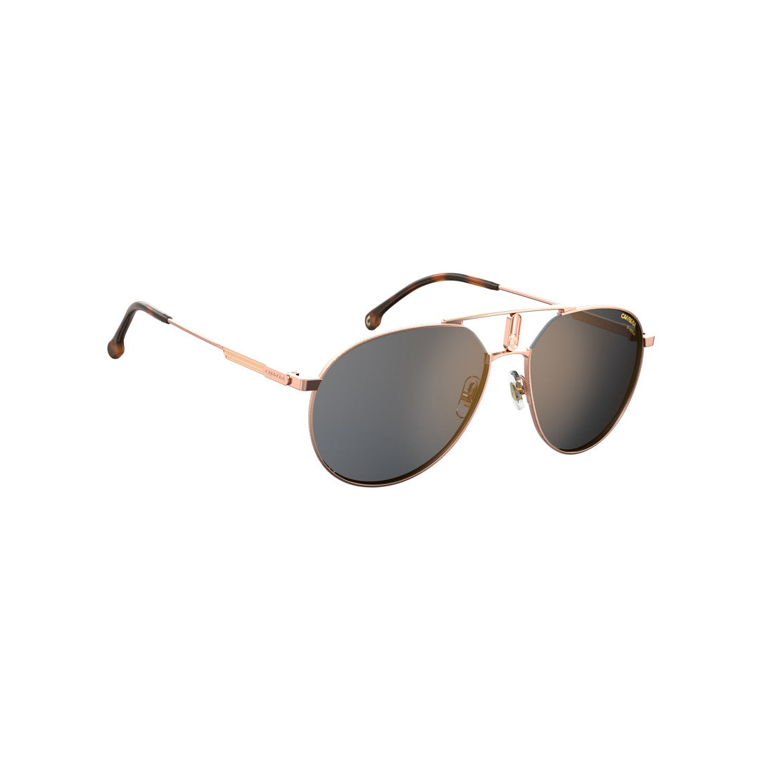 Carrera 209/S 20245585k58ha Metal Sunglass Frames For Unisex Adult Full Rim Pilot Ruthenium Black With Gradient Brown Shaded Non-Polarized 59-17-145