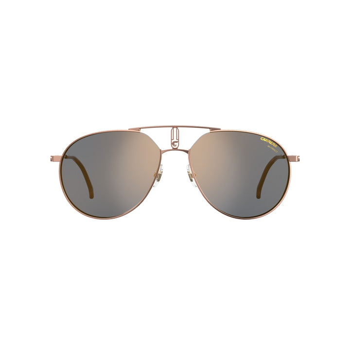 Carrera 209/S 20245585k58ha Metal Sunglass Frames For Unisex Adult Full Rim Pilot Ruthenium Black With Gradient Brown Shaded Non-Polarized 59-17-145