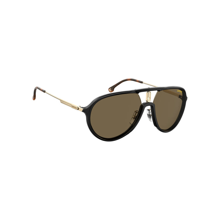 Carrera 1026/S 202459086599k إطار نظارة شمسية من البولي أميد مصبوب للجنسين للبالغين، بإطار كامل بتصميم بايلوت هافانا مع عدسات متدرجة باللون الأخضر غير مستقطبة 59-16-135