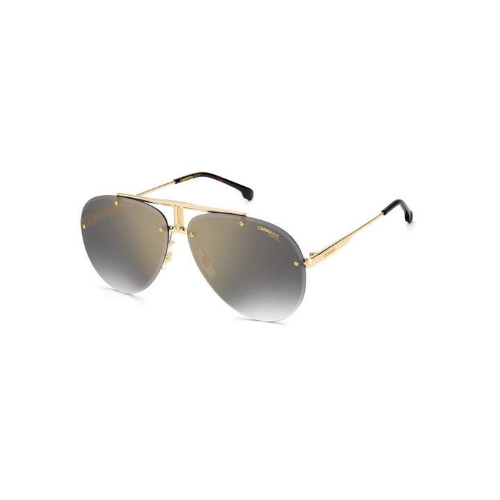 Carrera 1035/Gs 20345301058ir Metal Sunglass Frames For Unisex Adult Full Rim Square Double Bridge Palladium With Solid Tint Grey Non-Polarized 62-12-145