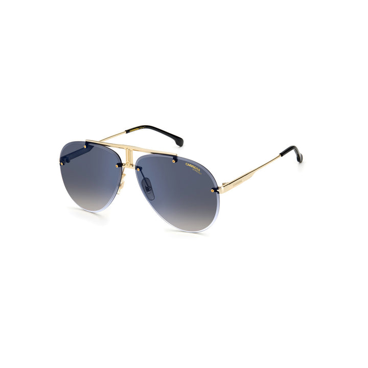Carrera 1032/S 20345406j62fq إطارات نظارات شمسية معدنية للجنسين للبالغين بدون حواف على شكل طيار ذهبي هافانا مع تدرج لوني + مرآة كاملة رمادي مظلل ذهبي عاكس غير مستقطب 62-12-145
