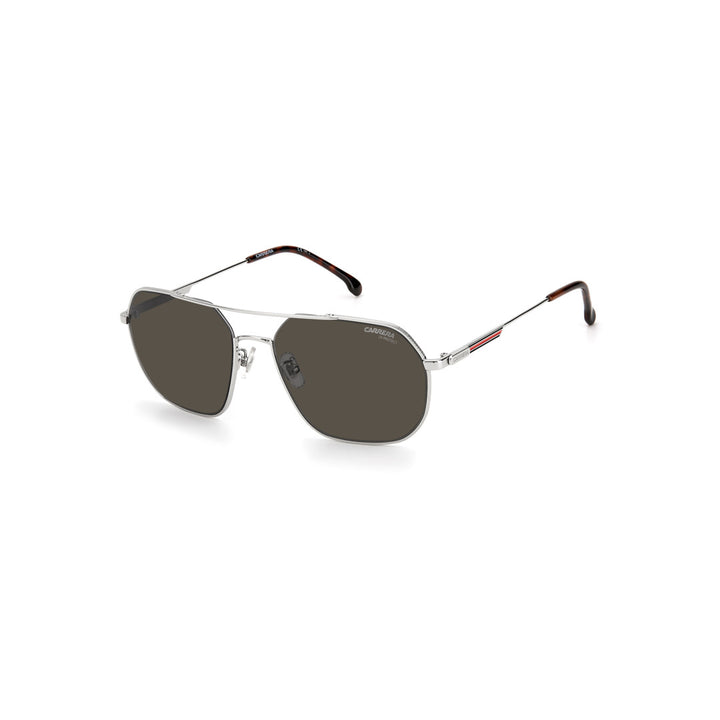 Carrera 8041/S 20335780753ir Polyamide Inj Sunglass Frames For Men Full Rim Rectangular Black With Solid Tint Grey Non-Polarized 58-17-145