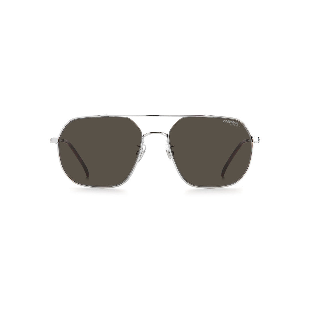 Carrera 8041/S 20335780753ir Polyamide Inj Sunglass Frames For Men Full Rim Rectangular Black With Solid Tint Grey Non-Polarized 58-17-145