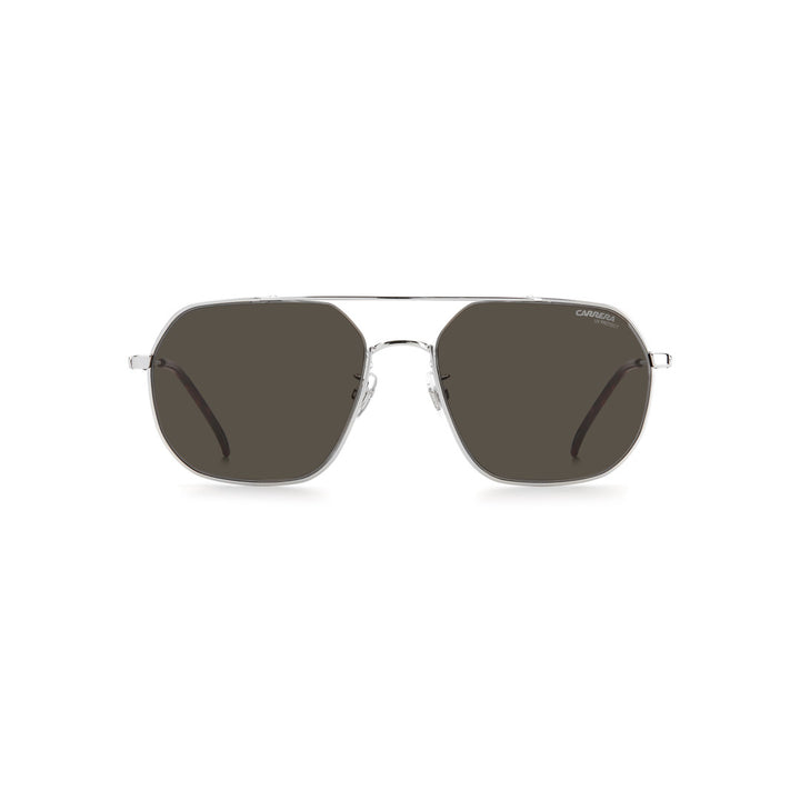 Carrera 8041/S 20335780753ir Polyamide Inj Sunglass Frames For Men Full Rim Rectangular Black With Solid Tint Grey Non-Polarized 58-17-145