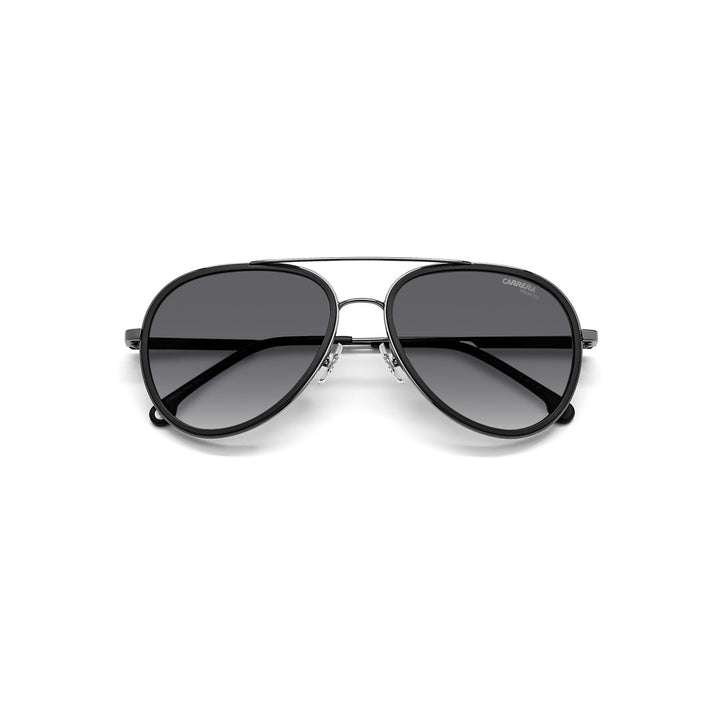 Carrera 1045/S 204896fwm61ha إطار نظارة شمسية من البولي أميد بحافة كاملة للبالغين من الجنسين بتصميم طيار ولون بيج مع عدسات متدرجة باللون البني وغير مستقطبة 57-17-145