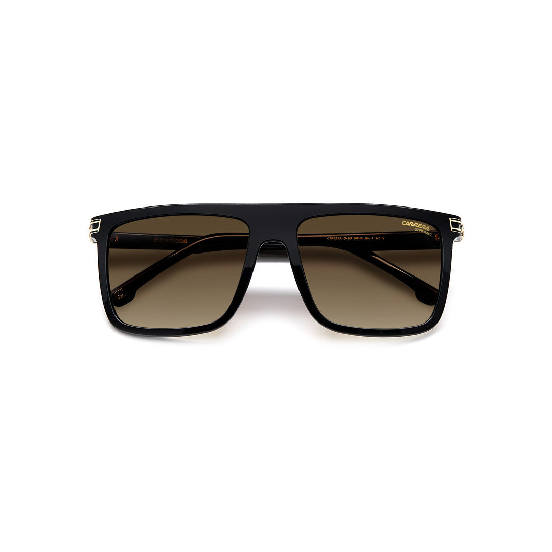 Carrera 1048/S 205374086589o Polyamide Inj Sunglass Frames For Unisex Adult Full Rim Rectangular Flat Top Havana With Gradient Grey Shaded Non-Polarized 58-17-140