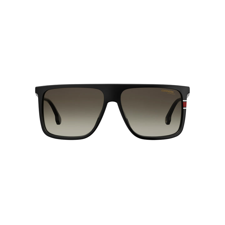 Carrera 267/S 20432380756wj Acetate Sunglass Frames For Men Full Rim Square Flat Top Black With Gradient Grey Shaded Polarized 58-14-145