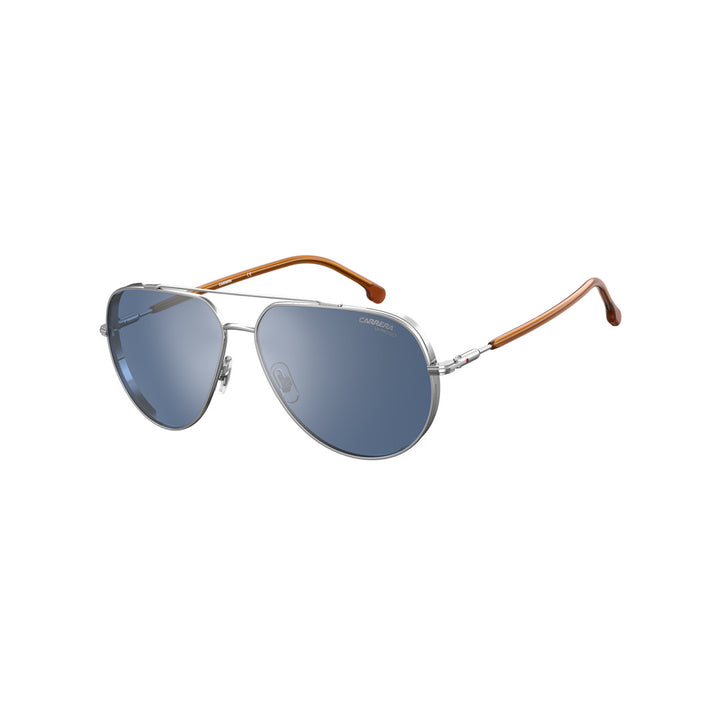 Carrera 221/S 202714loj60qt Metal Sunglass Frames For Unisex Adult Full Rim Pilot Gold Crystal With Solid Tint Green Non-Polarized 60-13-145