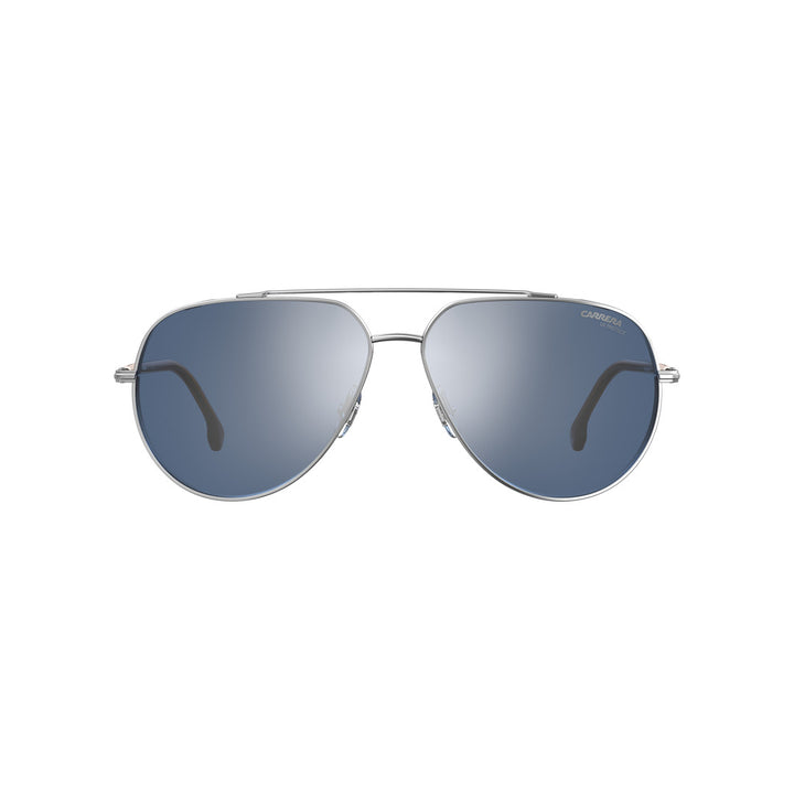 Carrera 221/S 202714loj60qt Metal Sunglass Frames For Unisex Adult Full Rim Pilot Gold Crystal With Solid Tint Green Non-Polarized 60-13-145