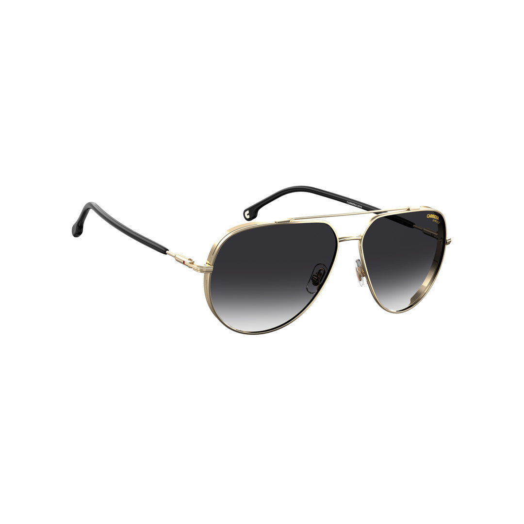 Carrera 221/S 202714ekp60gp Metal Sunglass Frames For Unisex Adult Full Rim Pilot Dark Ruthenium Havana With Solid Tint Green Photocromatic Non-Polarized 60-13-145