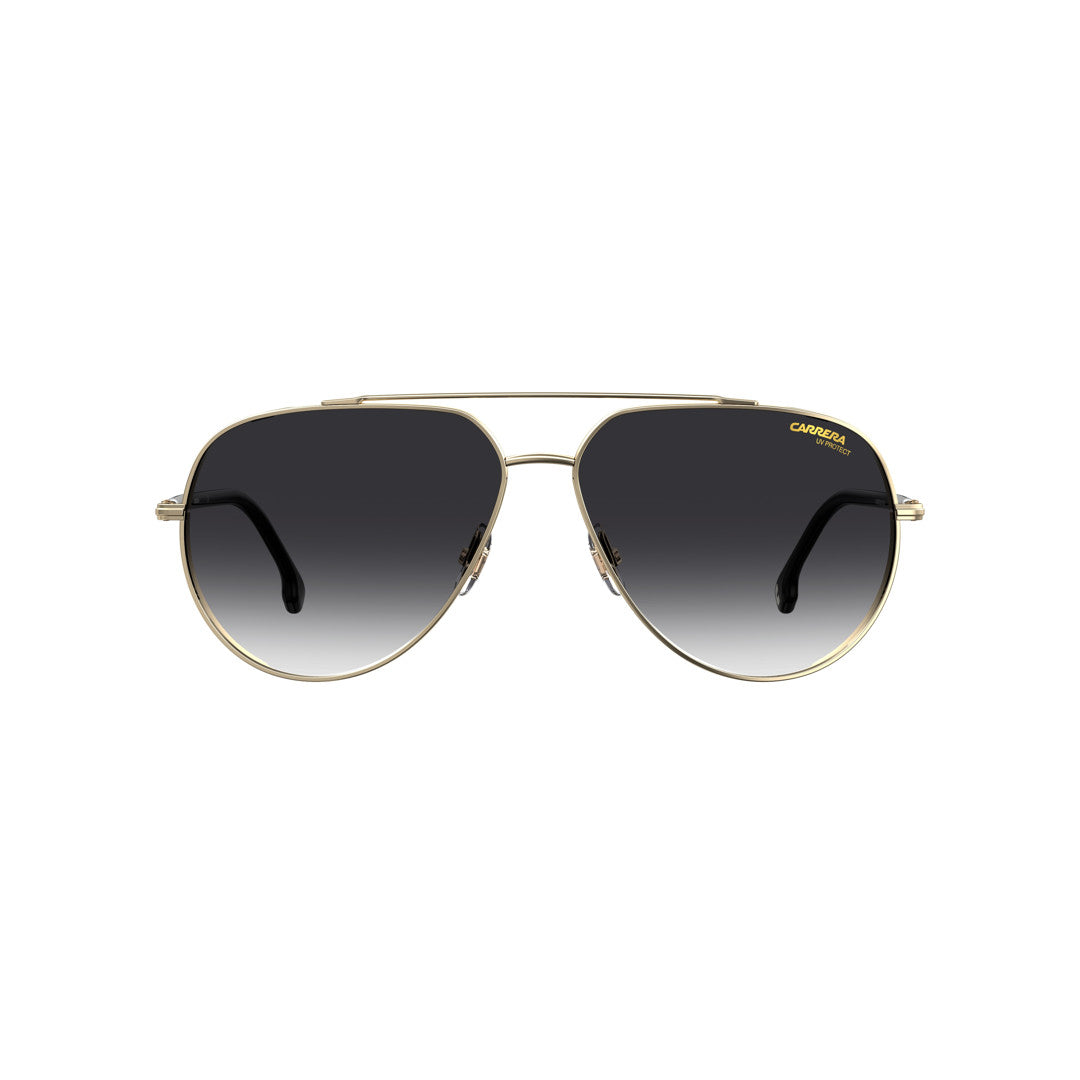 Carrera 221/S 202714ekp60gp Metal Sunglass Frames For Unisex Adult Full Rim Pilot Dark Ruthenium Havana With Solid Tint Green Photocromatic Non-Polarized 60-13-145