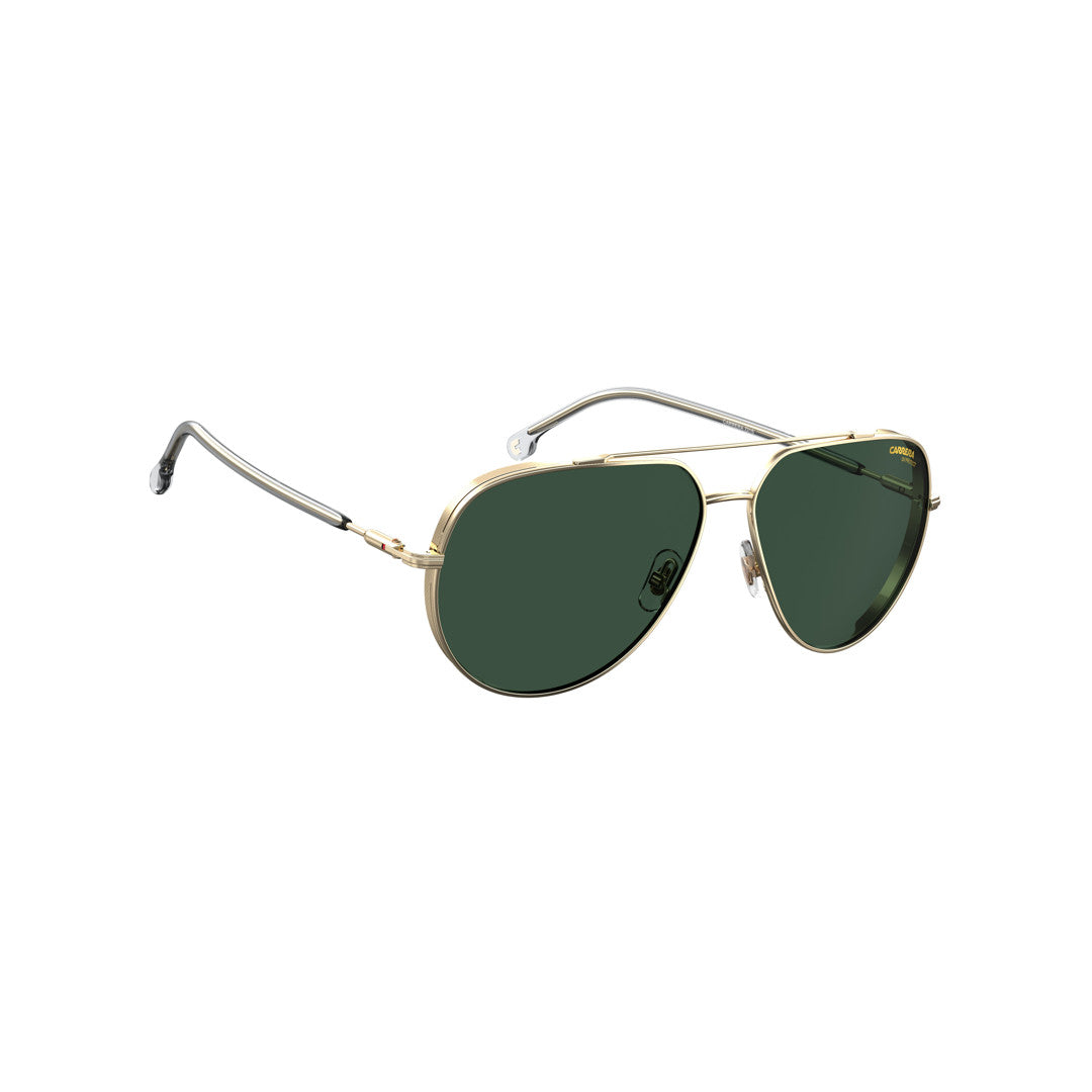 Carrera 221/S 202714j5g609o Metal Sunglass Frames For Unisex Adult Full Rim Pilot Gold With Gradient Grey Shaded Non-Polarized 60-13-145