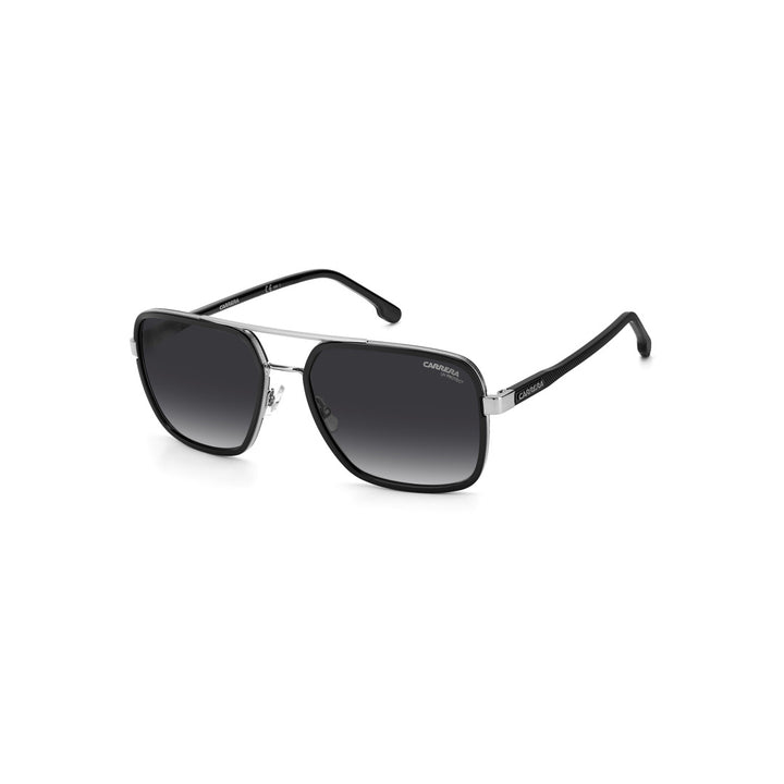 Carrera 256/S 203788rhl58d6 Metal Sunglass Frames For Men Full Rim Rectangular Gold Black With Gradient + Full Mirror Green Shaded Gold Mirror Antirefex Non-Polarized 58-18-140