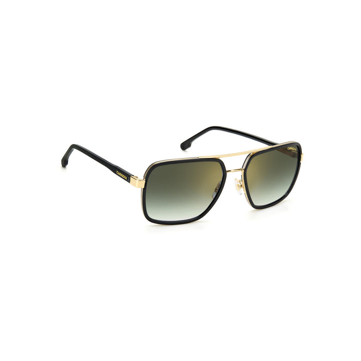 Carrera 256/S 203788j5g5870 Metal Sunglass Frames For Men Full Rim Rectangular Gold With Solid Tint Brown Non-Polarized 58-18-140