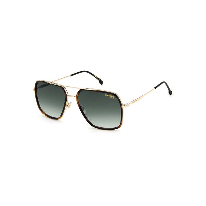 Carrera 273/S 204945086599o Metal Sunglass Frames For Men Full Rim Square Double Bridge Havana With Gradient Grey Shaded Non-Polarized 59-17-150