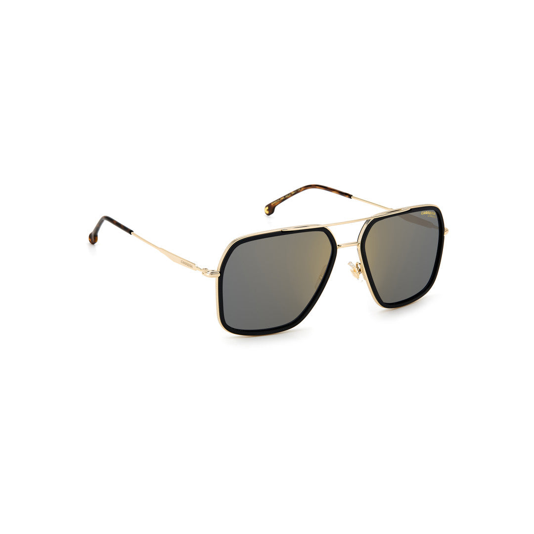 Carrera 273/S 2049452ik599k Metal Sunglass Frames For Men Full Rim Square Double Bridge Havana Gold With Gradient Green Shaded Non-Polarized 59-17-150