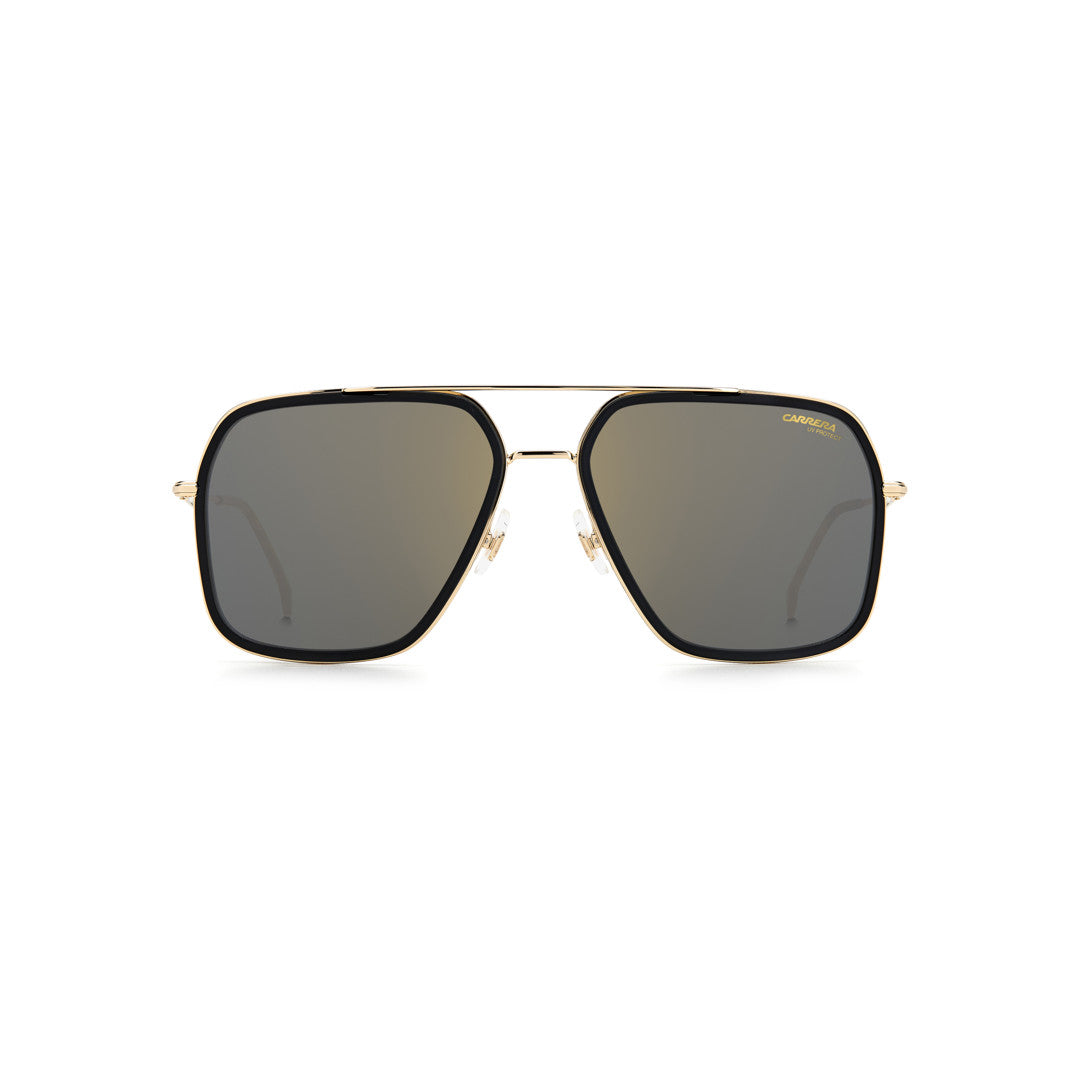 Carrera 273/S 2049452ik599k Metal Sunglass Frames For Men Full Rim Square Double Bridge Havana Gold With Gradient Green Shaded Non-Polarized 59-17-150
