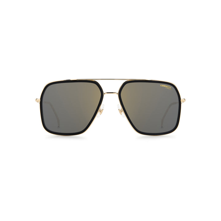 Carrera 273/S 2049452ik599k Metal Sunglass Frames For Men Full Rim Square Double Bridge Havana Gold With Gradient Green Shaded Non-Polarized 59-17-150