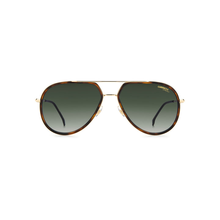 Carrera 295/S 20538900358m9 Metal Sunglass Frames For Unisex Adult Full Rim Pilot Matte Black With Solid Tint Grey Polarized 58-16-150