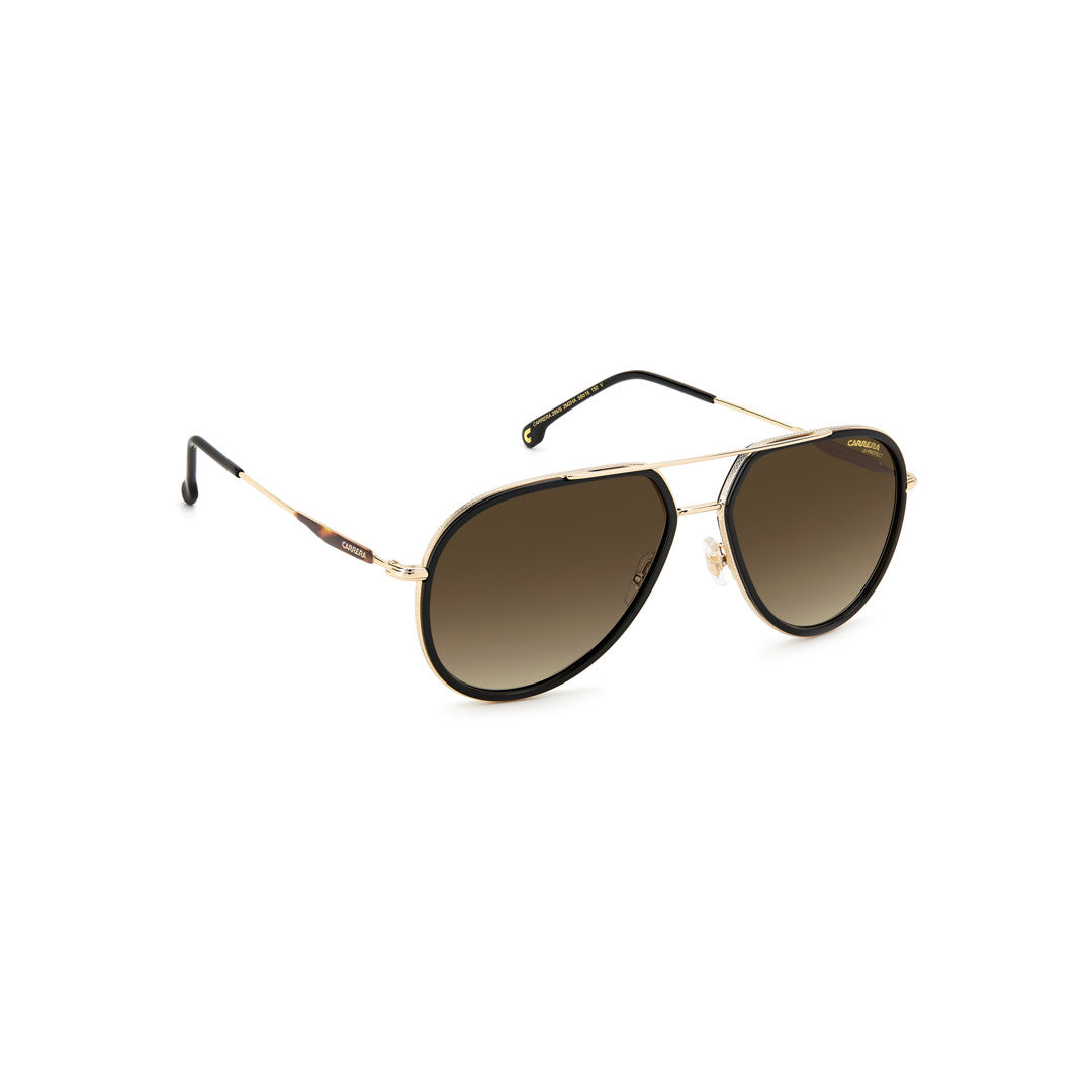 Carrera 295/S 205389086589k Metal Sunglass Frames For Unisex Adult Full Rim Pilot Havana With Gradient Green Shaded Non-Polarized 58-16-150