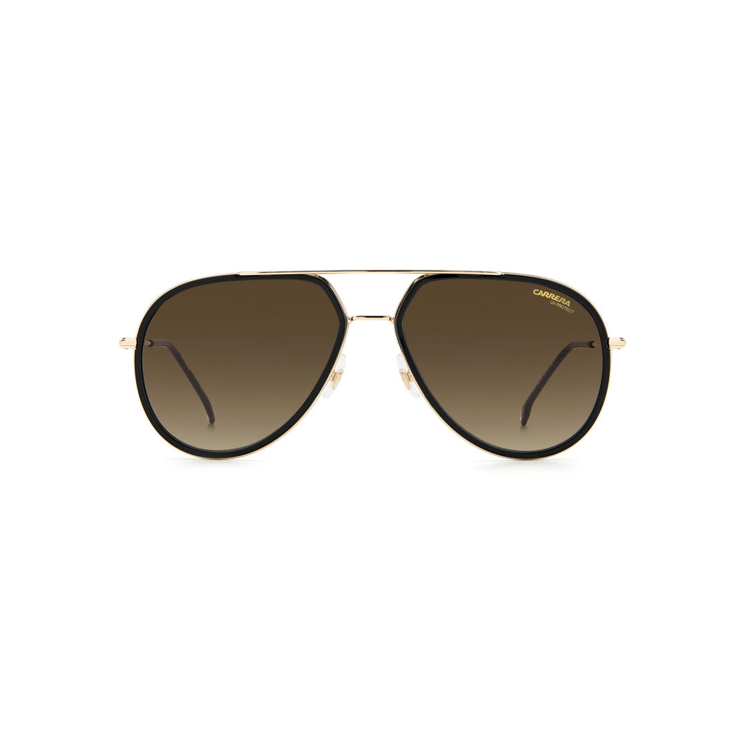 Carrera 295/S 205389086589k Metal Sunglass Frames For Unisex Adult Full Rim Pilot Havana With Gradient Green Shaded Non-Polarized 58-16-150