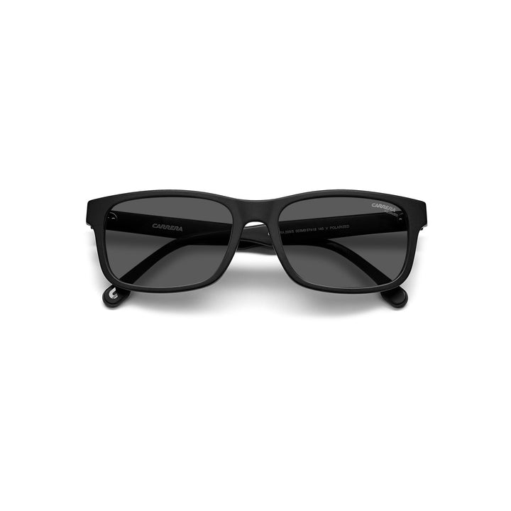 Carrera 2040t 1062220105240 إطارات بصرية معدنية للمراهقين من الجنسين (11-15) بإطار كامل طراز Panthos بلون Palladium وغير مستقطبة بقياس 57-18-145