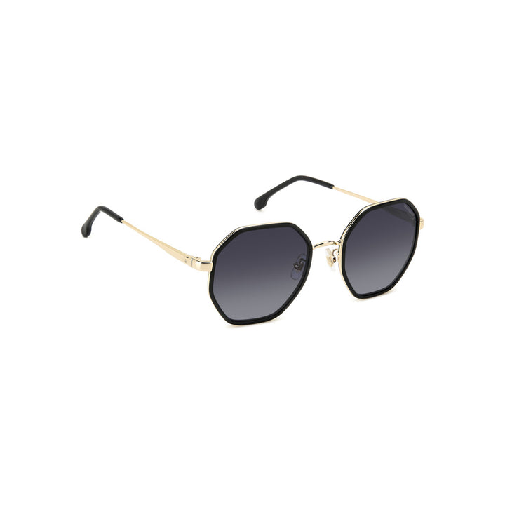 Carrera 3029/S 2068266ak539o Metal Sunglass Frames For Women Full Rim Round Geometrical Green Horn With Gradient Grey Shaded Non-Polarized 53-22-140